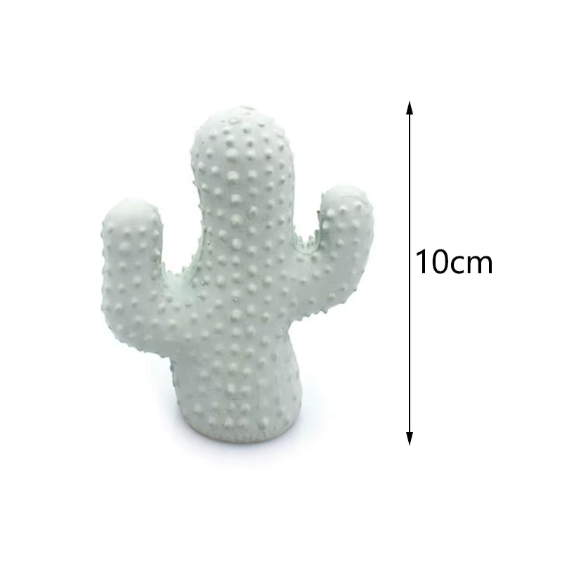 Safety Rubber Puppy Cat Dog Squeaky Toy Cactus Bone Pet Chew Toys for Small Dogs Teeth Cleaning Mascotas Accessories Suppiles
