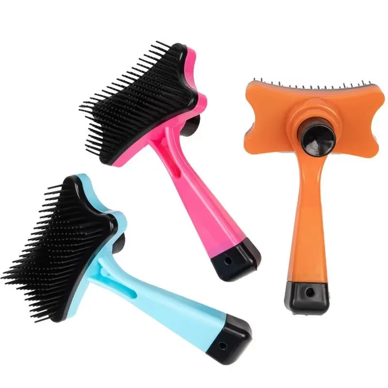 Pet L Brush Cat Hair Removal Dog Hair Cleaner One Click Hair Removal Massage Comb Pet Items