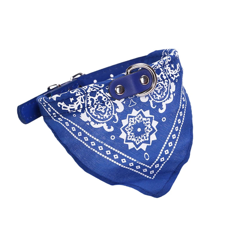 Cheaper Cat Dog Collar Triangle Scarf for Small Medium Dogs Ethnic Print Pet Bandanas Yorkshire Gotas Mascotas Grooming Products