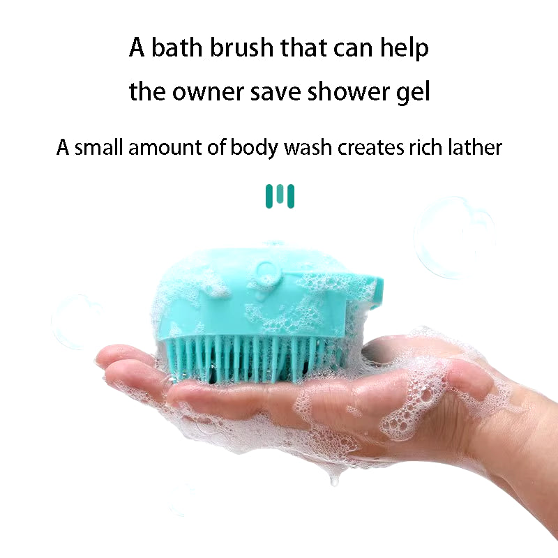 Bathroom Puppy Big Dog Cat Bath Massage Gloves Brush Soft Safety Silicone Pet Accessories for Dogs Cats Tools Mascotas Products